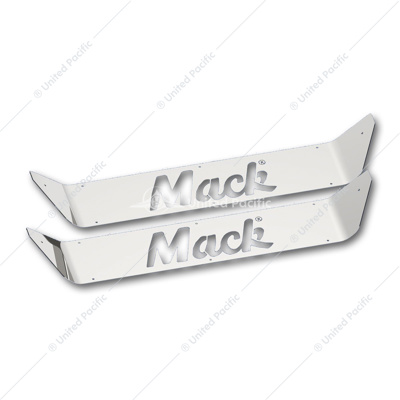 Stainless Upper Scuff Panel With Logo For Mack CH/CL