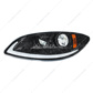 Blackout LED Headlight With LED Light Bar & Turn Signal For 2006-2017 International Prostar-Driver