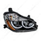 Black Projection Headlight With LED Position Light For 2013-2021 Kenworth T680 - Passenger