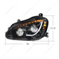 High Power 45 LED Blackout Headlight With Sequential Turn Signal For 2013-2021 Kenworth T680-Driver