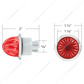 2 LED Dual Function 3/4" Mini Watermelon Light (Clearance/Marker) - Red LED/Red Lens