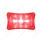 3 LED Rectangular Clearance/Marker Light-Red LED/Red Lens