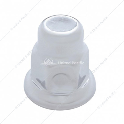 32mm X 2" Chrome Steel Tall Nut Cover With Flange
