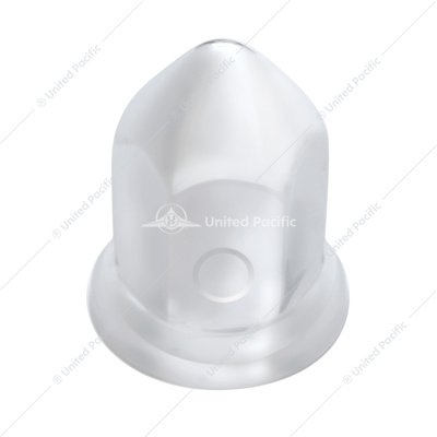 33mm X 2-3/8" Chrome Steel Pointed Nut Cover With Flange