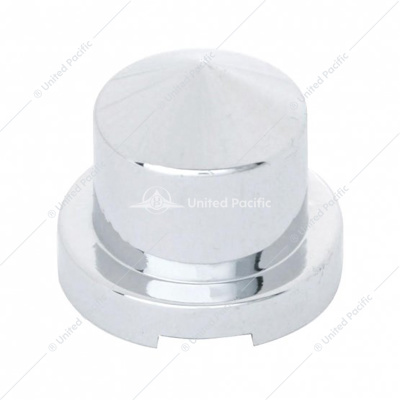 1/2" x 13/16" Chrome Plastic Pointed Nut Covers - Push-On (10-Pack)