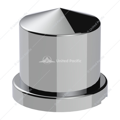 15/16" X 1-1/2" Chrome Plastic Pointed Nut Cover - Push-On