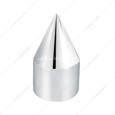 11/16" x 2-1/16" Chrome Plastic Spike Nut Covers - Push-On (10-Pack)