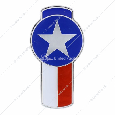 Chrome Die Cast Texas Flag Emblem