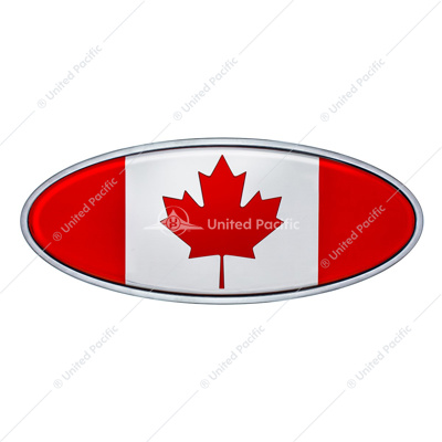 Die Cast Canada Flag Emblem