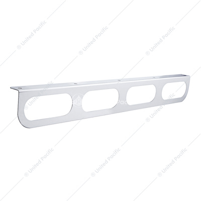 Stainless Light Bracket With 4X Oval Light Cutouts