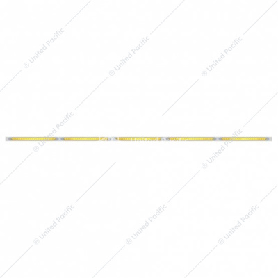 94" Stainless Light Bracket With 5X 23 SMD LED 17-1/4" Light Bars & Bezels - Amber LED/Amber Lens