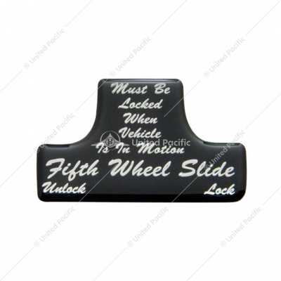 "Fifth Wheel" Switch Guard Sticker Only - Black