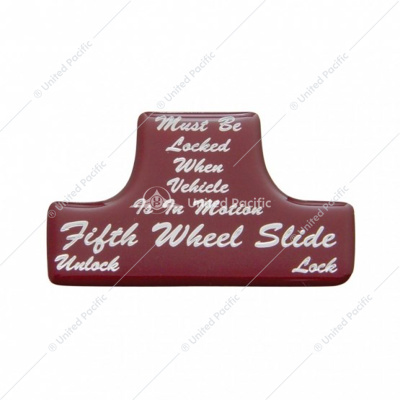 "Fifth Wheel" Switch Guard Sticker Only - Red
