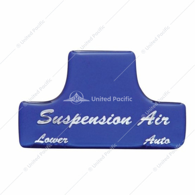 "Suspension Air" Switch Guard Sticker Only - Blue (Bulk)