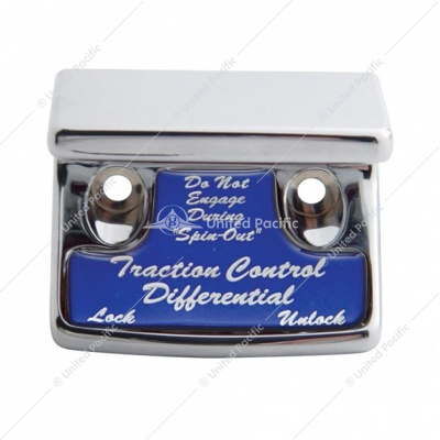 "Traction Control Differential" Switch Guard With Blue Sticker