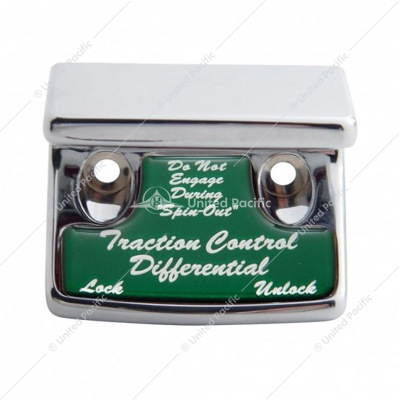 "Traction Control Differential" Switch Guard With Green Sticker