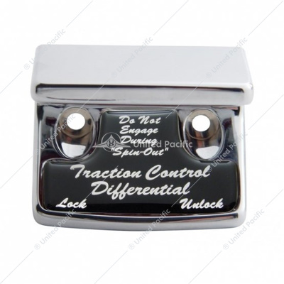 "Traction Control Differential" Switch Guard With Black Sticker