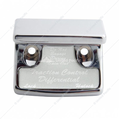 "Traction Control Differential" Switch Guard With Silver Sticker