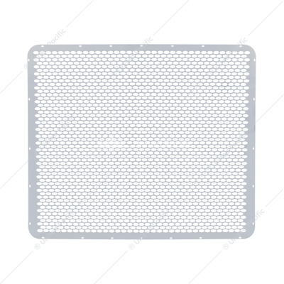 430 Stainless Grille Mesh For Peterbilt 379 With Extended Hood - Alternating Oval Holes