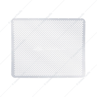 430 Stainless Grille Mesh For Peterbilt 379 With Short Hood - Alternating Oval Holes
