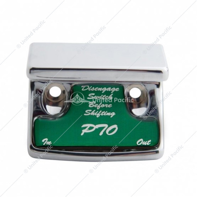 "PTO" Switch Guard With Green Sticker
