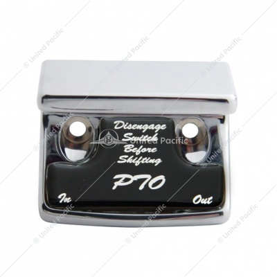 "PTO" Switch Guard With Black Sticker