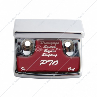 "PTO" Switch Guard With Red Sticker