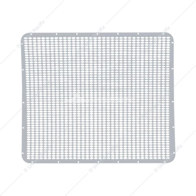 304 Stainless Grille Mesh For Peterbilt 379 With Extended Hood - Straight Oval Hole