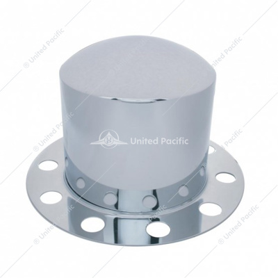 Stainless Dome Rear Axle Cover 2PC Kit For 33mm Nut Cover - Steel/Aluminum Wheel
