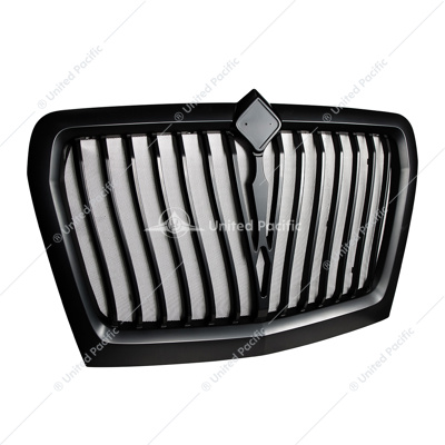 Black Curved Style Grille With Bug Screen For 2018-2024 International LT