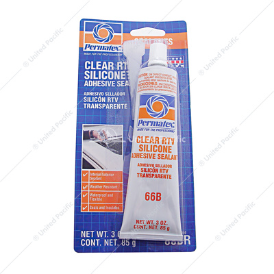 Clear RTV Silicone Sealant Adhesive - 3 Ounce Tube