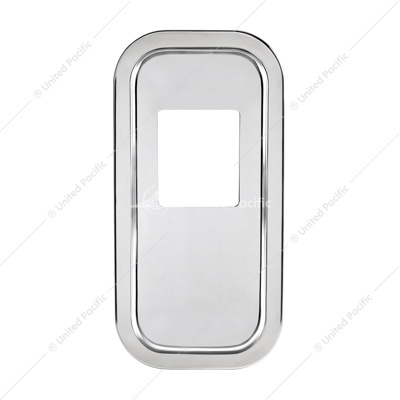 Peterbilt Stainless Steel Shift Plate Cover - 5-3/4" x 4-3/4" Opening