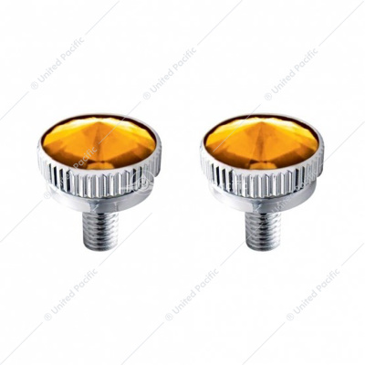 5mm CB Mounting Bolt With Amber Crystal (2-Pack)