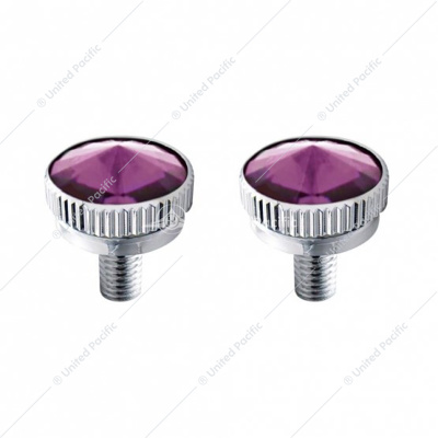 5mm CB Mounting Bolt With Purple Crystal (2-Pack)