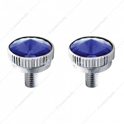 6mm CB Mounting Bolt With Blue Crystal (2-Pack)