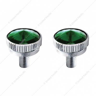 6mm CB Mounting Bolt With Green Crystal (2-Pack)
