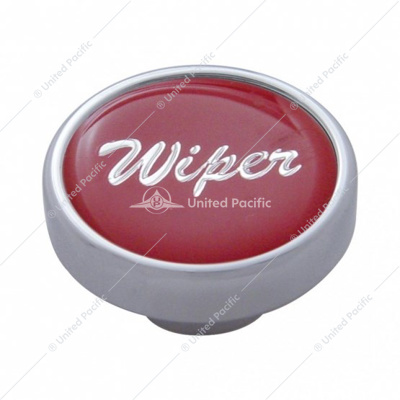 "Wiper" Dash Knob - Red Glossy Sticker