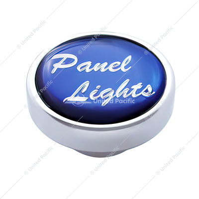 "Panel Lights" Dash Knob - Blue Glossy Sticker