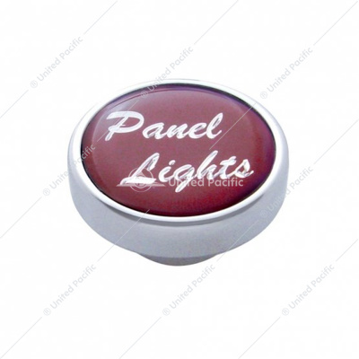 "Panel Lights" Dash Knob - Red Glossy Sticker