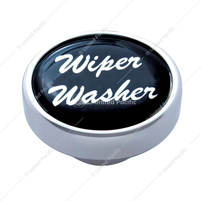 "Wiper/Washer" Dash Knob - Black Glossy Sticker