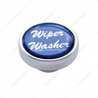 "Wiper/Washer" Dash Knob - Blue Glossy Sticker