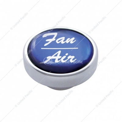 "Fan/Air" Dash Knob - Blue Glossy Sticker