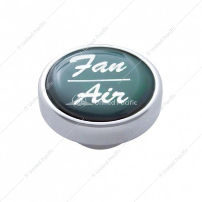 "Fan/Air" Dash Knob - Green Glossy Sticker