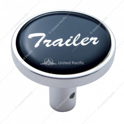 "Trailer" Long Air Valve Knob - Black Glossy Sticker