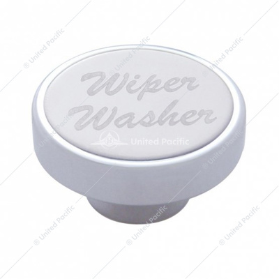 "Wiper/Washer" Dash Knob With Stainless Plaque