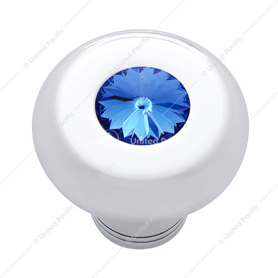 Small Deluxe Dash Knob With Blue Crystal