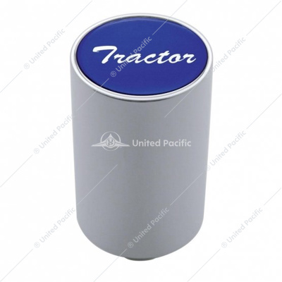 "Tractor" 3" Air Valve Knob - Blue Glossy Sticker