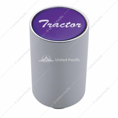 "Tractor" 3" Air Valve Knob - Purple Glossy Sticker