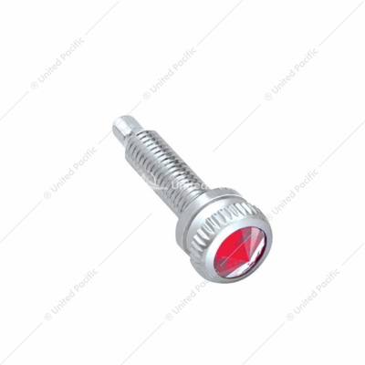 Short Dash Screw With Red Crystal For Navistar International (6-Pack)