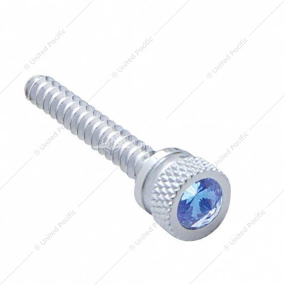 Chrome Long Dash Screw With Color Crystal For Freightliner (Bulk)